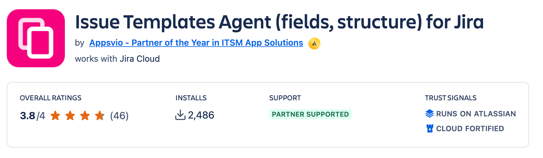 Issue Templates Agent with security badges